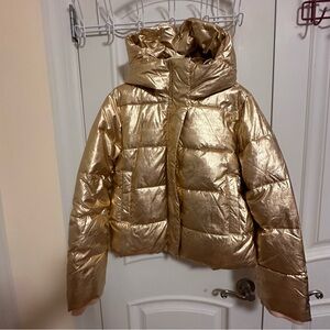 Crewcut girls rose gold warm jacket size 14